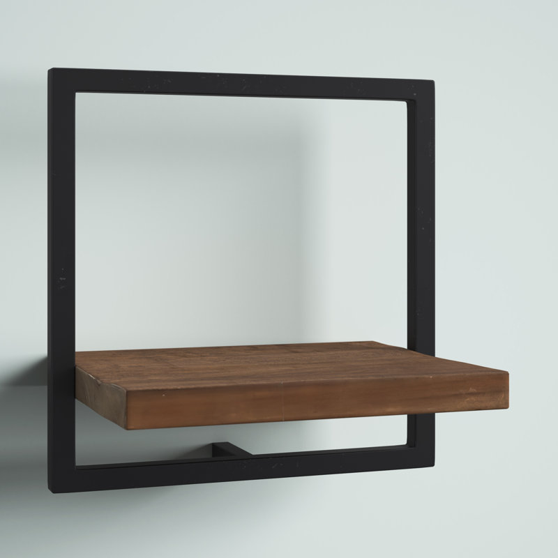 Steelside™ Wide Metal Frame Wall Shelf & Reviews Wayfair